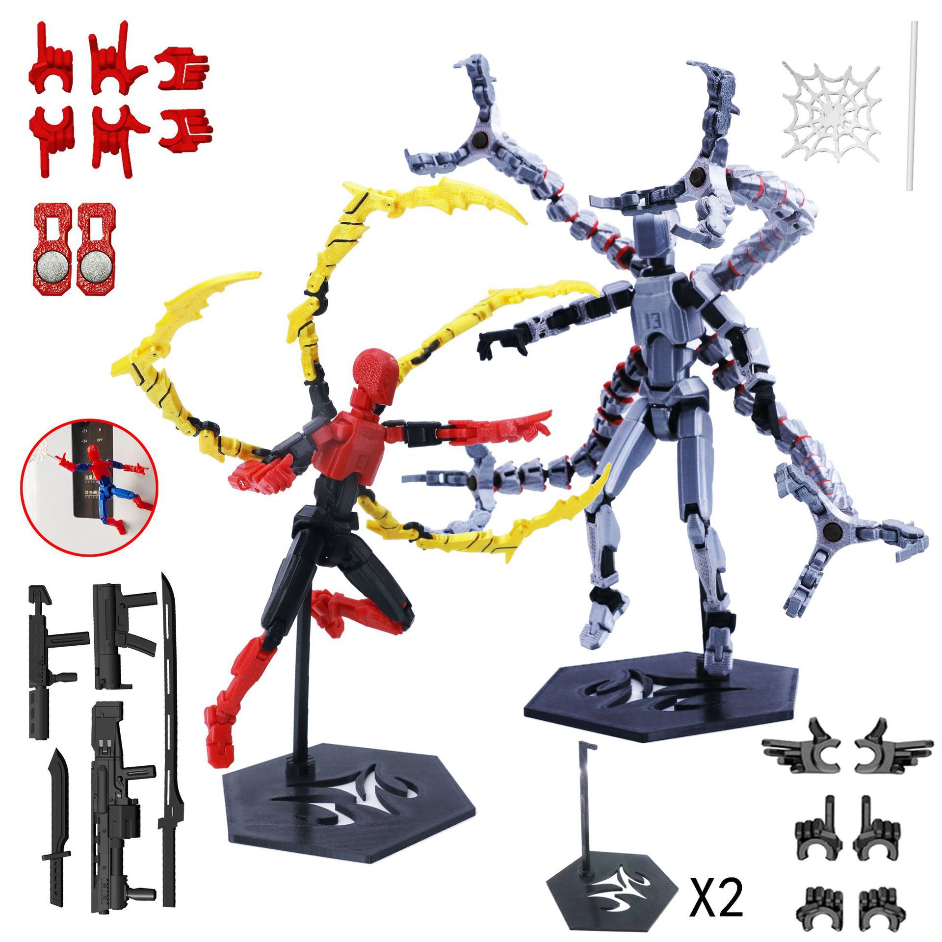3D Printing Joint - 3D Baskılı Robot Model Oyuncak Hareketli