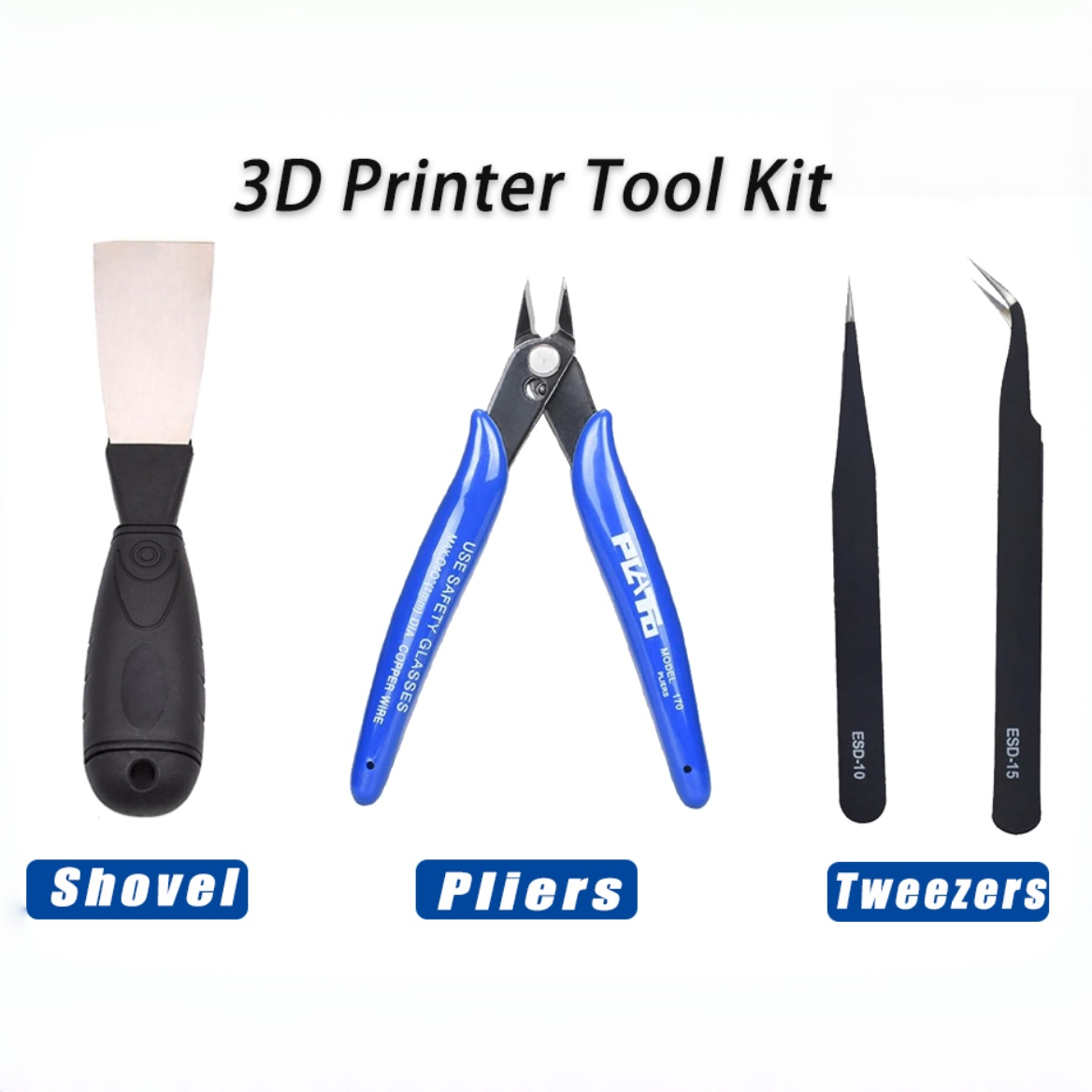 Print Removal Spatula - 3D Yazıcı Aletleri Sökme Spatulası Çelik