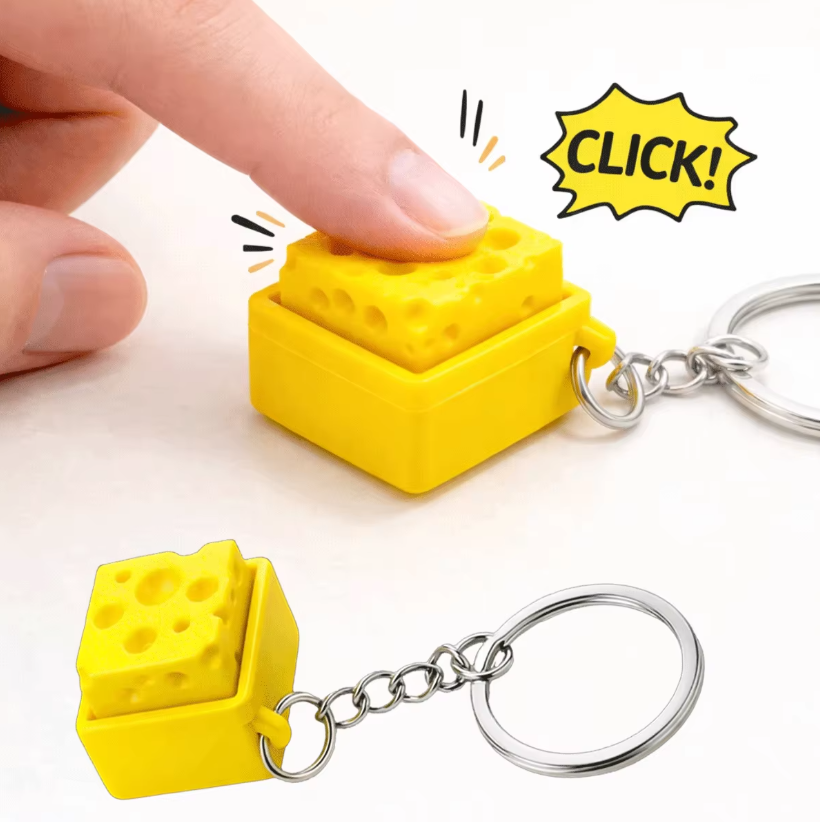 3D Printing Idea - 3D Baskılı Mini Peynir Klavye Tuş