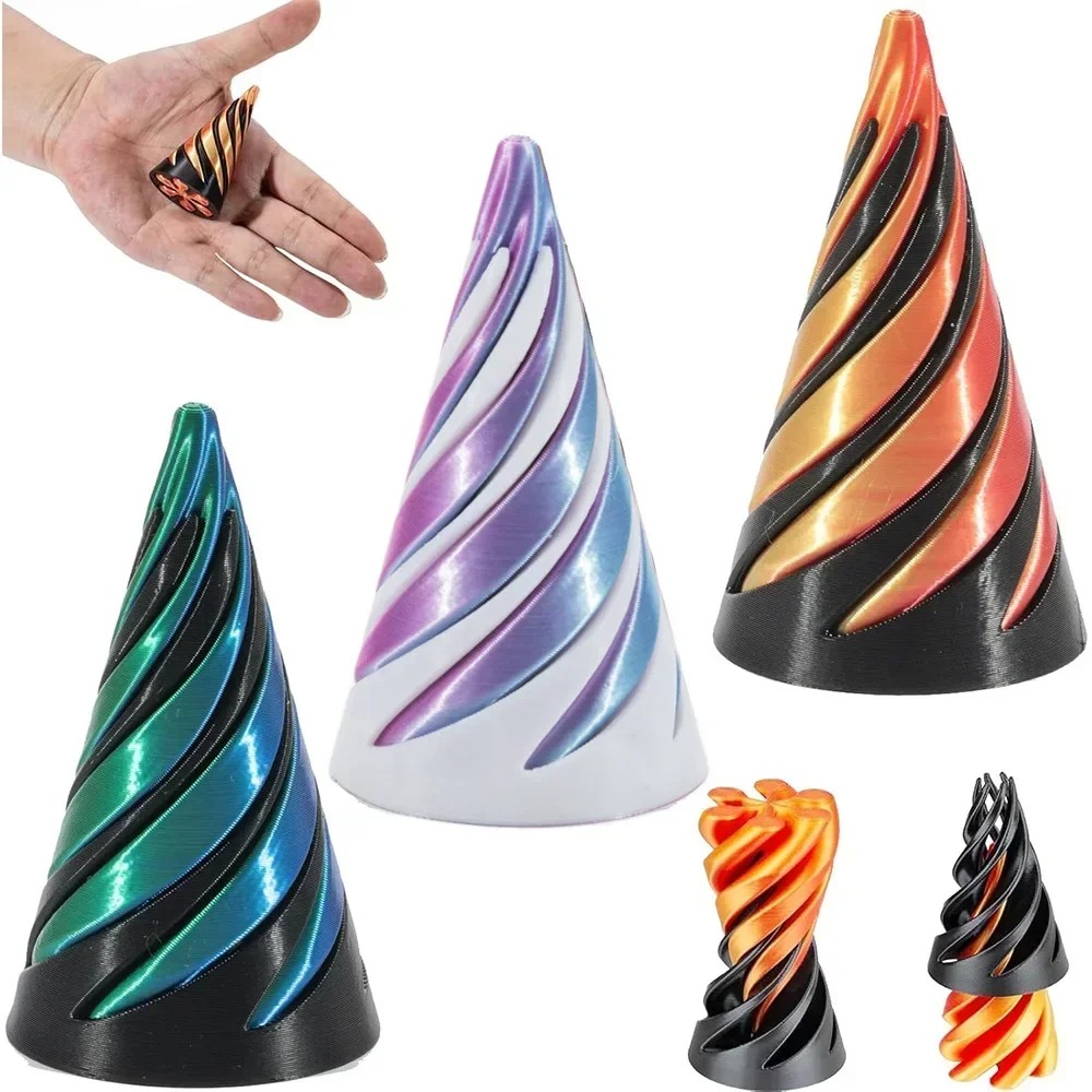 3D Printing Idea - 3D Baskılı Spiral Koni Oyuncak İmkansız