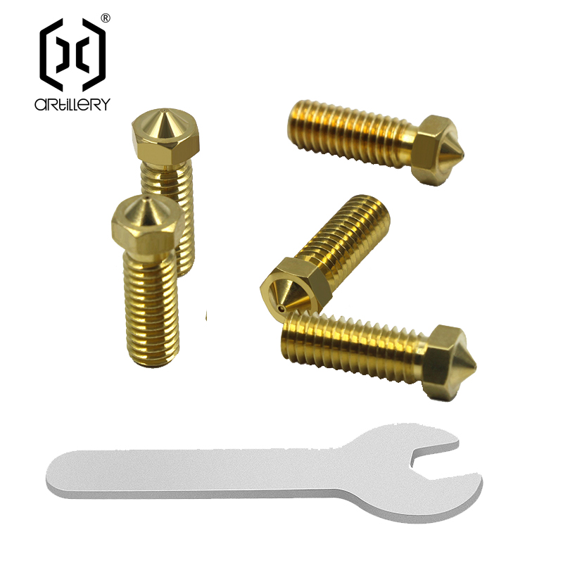 3D Printing Nozzle - E3D pirinç nozul 0.2/0.4/0.6/0.8mm alet kiti