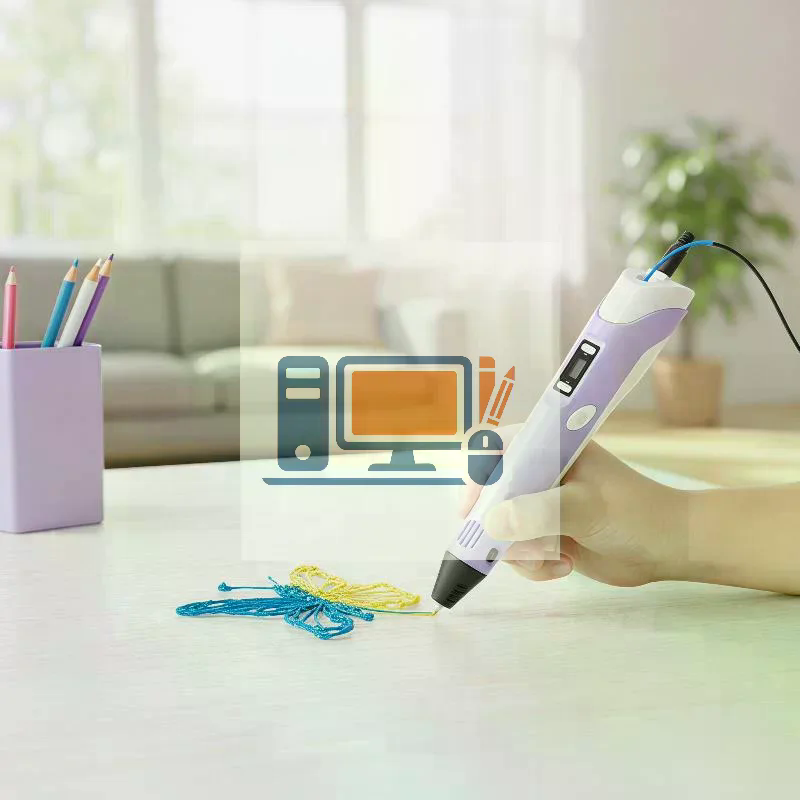 3D Printing Pen For Adults - 3D Baskı Kalemi Akıllı Kalem USB