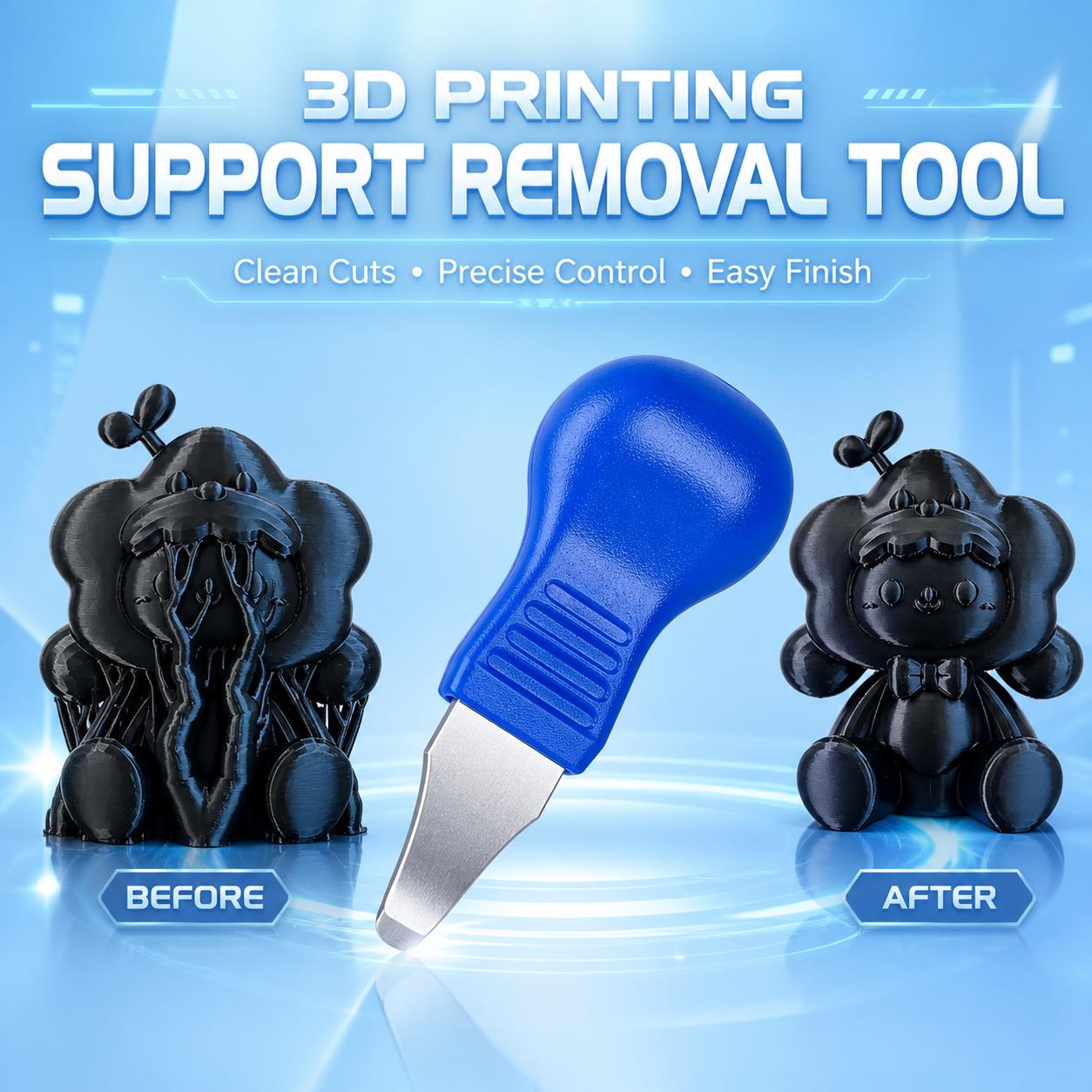 3D Baskı Son İşlem Kiti, Parla - Print Removal Spatula incelemesi ve fiyatı