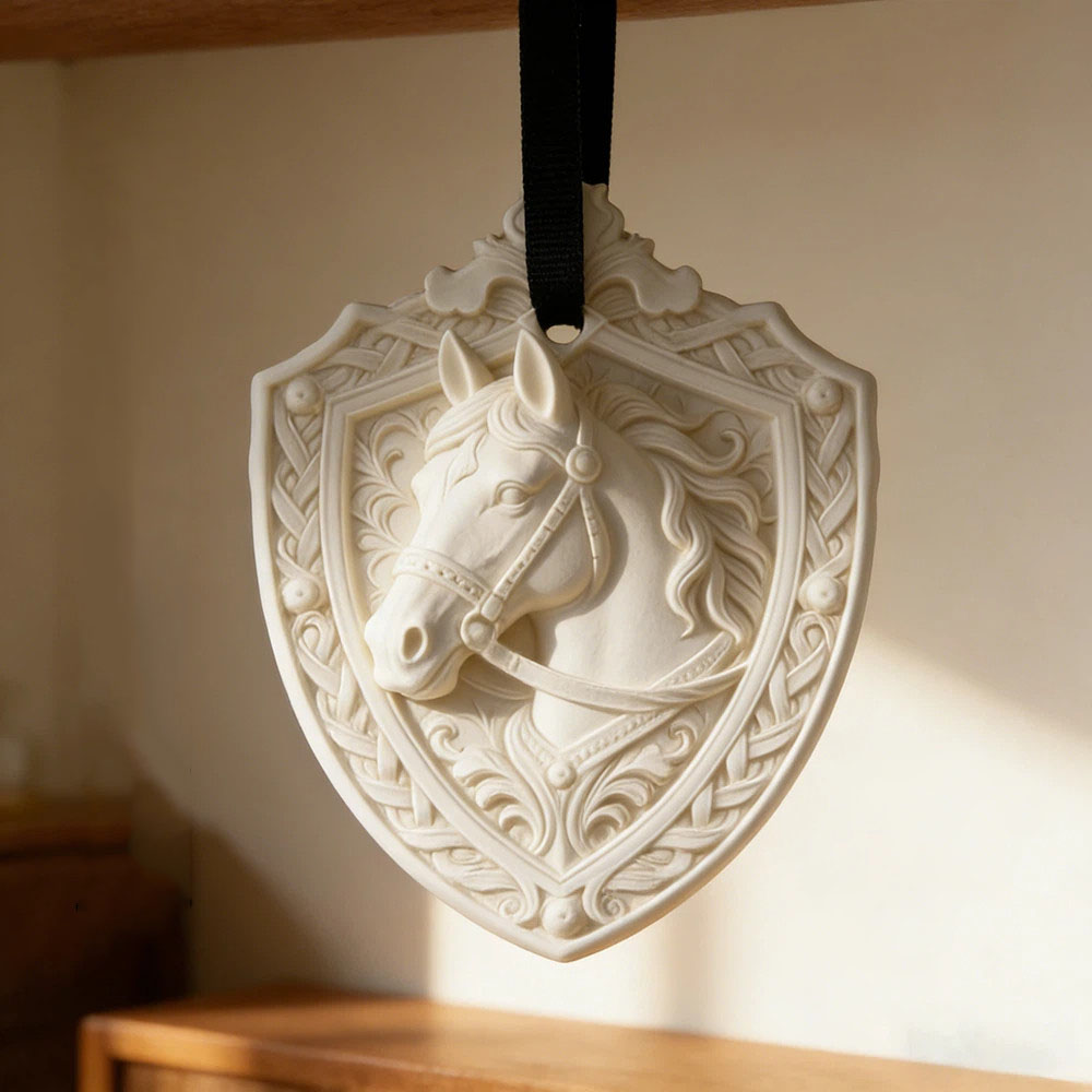 Vintage At Kafası Kalkanı Röly - 3D Printing Epoxy Resin incelemesi ve fiyatı