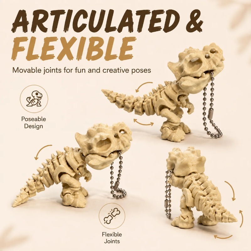 Yeni 3D Baskılı Tyrannosaurus  - 3D Printing Joint incelemesi ve fiyatı