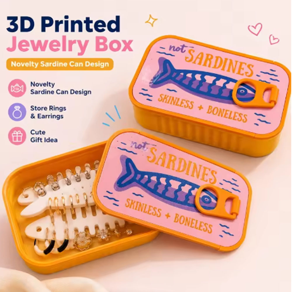 Sardalya Teneke Mücevher Kutus - Enclosure 3D Printing incelemesi ve fiyatı