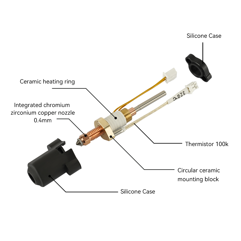 Creality K1C/K1 Max Hotend Hız - 3D Printing Creality incelemesi ve fiyatı