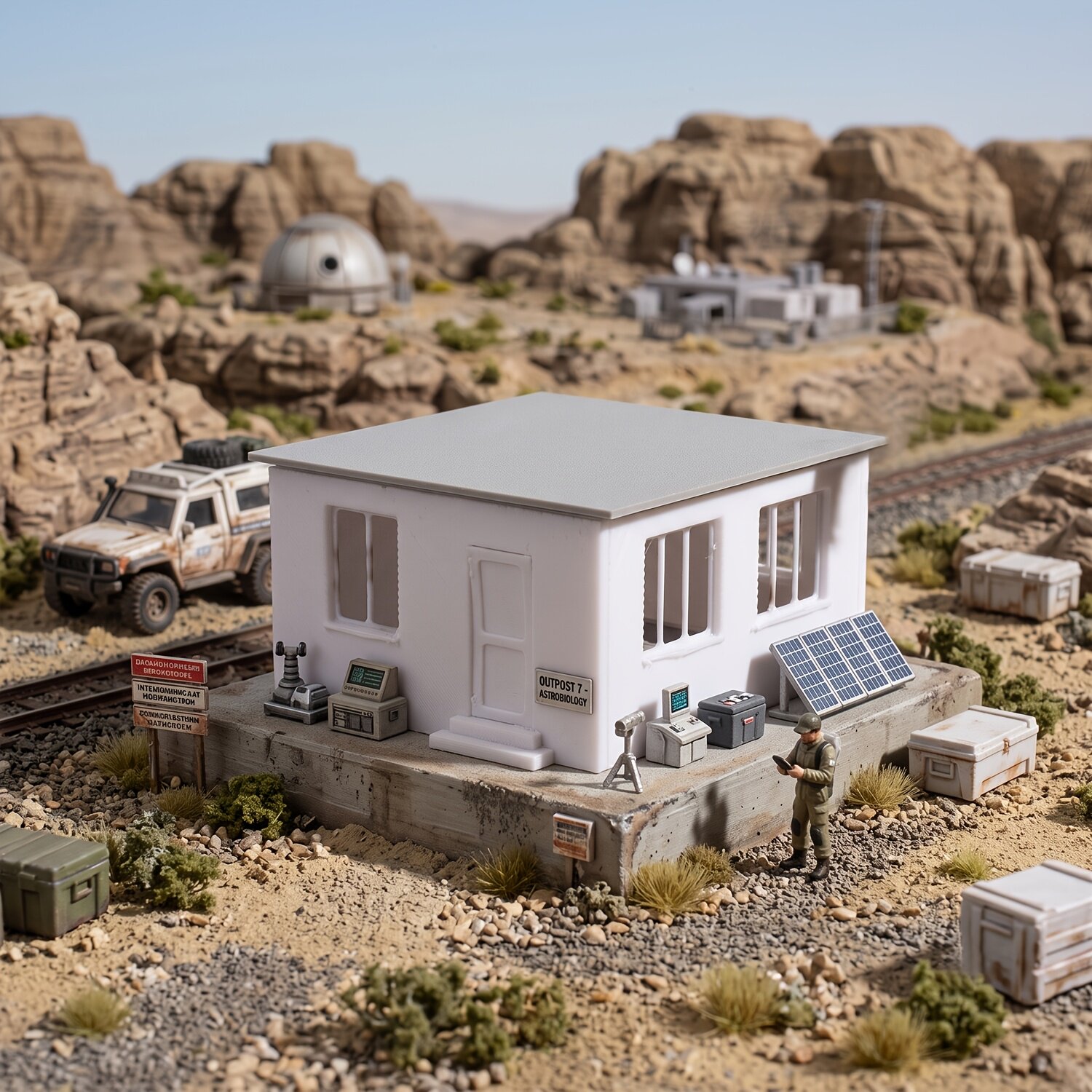 1:87 Ölçekli Minyatür Tren İst - 3D Printing Room incelemesi ve fiyatı