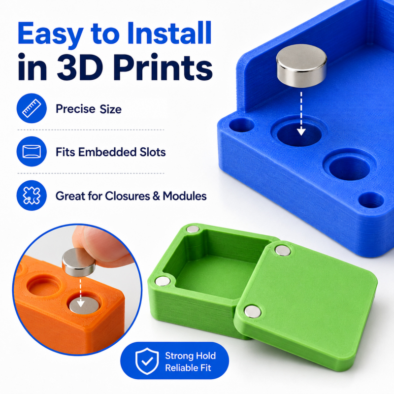 200 adet/kutu 3D Baskı Mıknatı - Enclosure 3D Printing incelemesi ve fiyatı