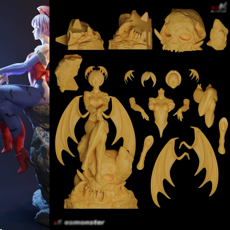Oyun Karakteri LILITH Morrigan - 3D Printing Abs incelemesi ve fiyatı