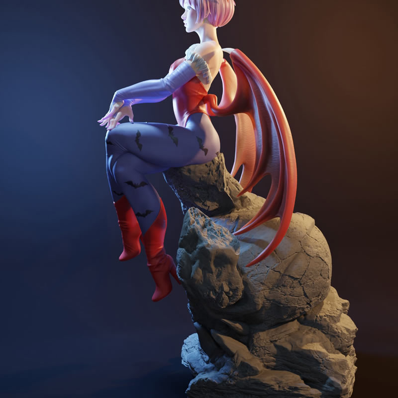 Oyun Karakteri LILITH Morrigan - 3D Printing Abs incelemesi ve fiyatı